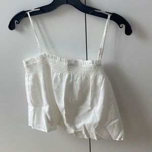 Reformation tanger style white top NWT